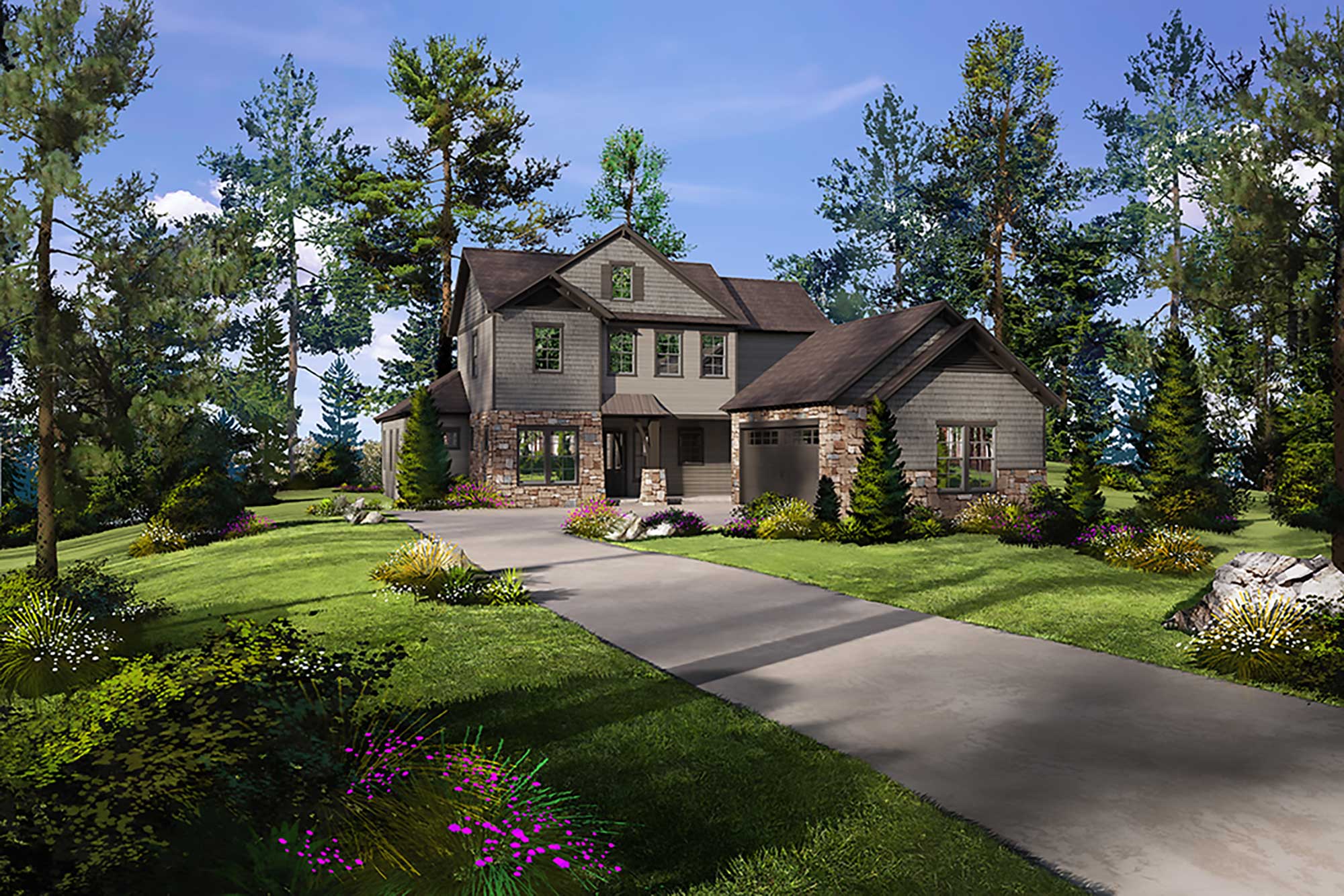 The Eagle rendering Golf Ridge at The Cliffs at Mountain Park